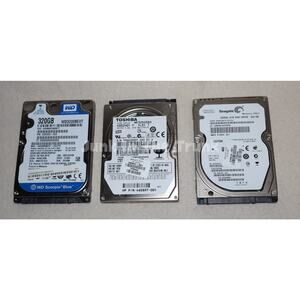 Lot of 3  320Gb  2.5-inch Laptop hard drives